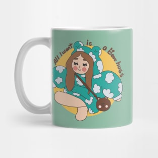 Winter girl Mug